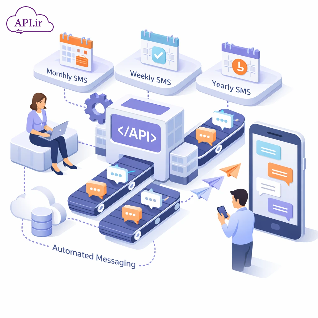 آموزش ارسال خودکار و زمان‌بندی شده پیامک به مشتریان (از طریق API)