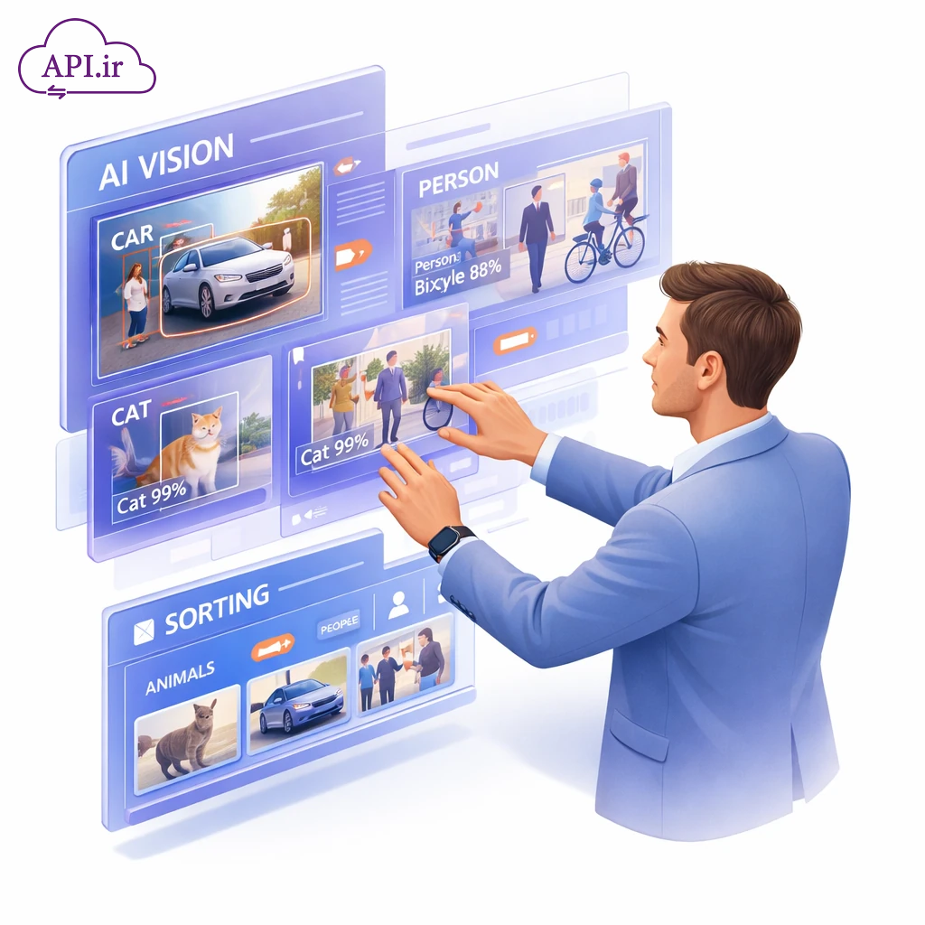 آموزش کار با API دسته‌بندی تصویر و پردازش هوشمند عکس