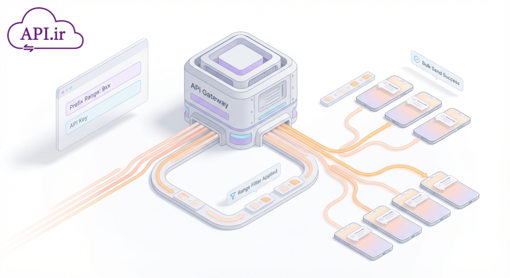 ارسال پیامک انبوه بر اساس پیش‌شماره (رنجی)؛ معرفی وب سرویس و API
