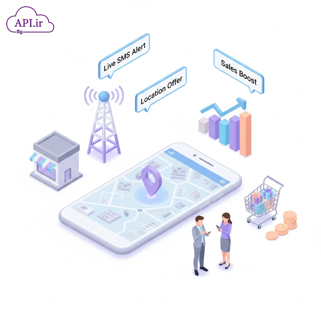 ارسال پیامک بر اساس موقعیت مکانی (LBS)؛ راهنمای جامع پیامک زنده