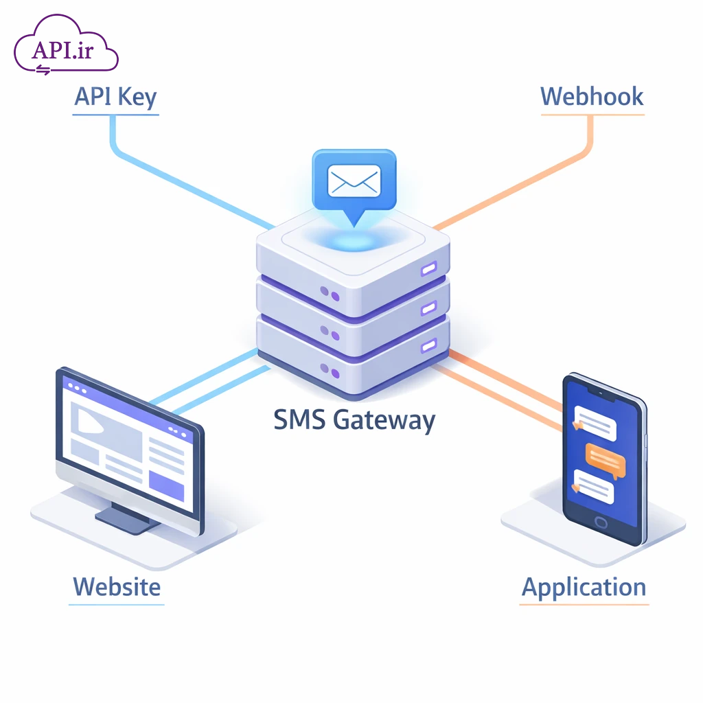 ارسال پیامک خودکار از سایت راهنمای جامع API پیامک