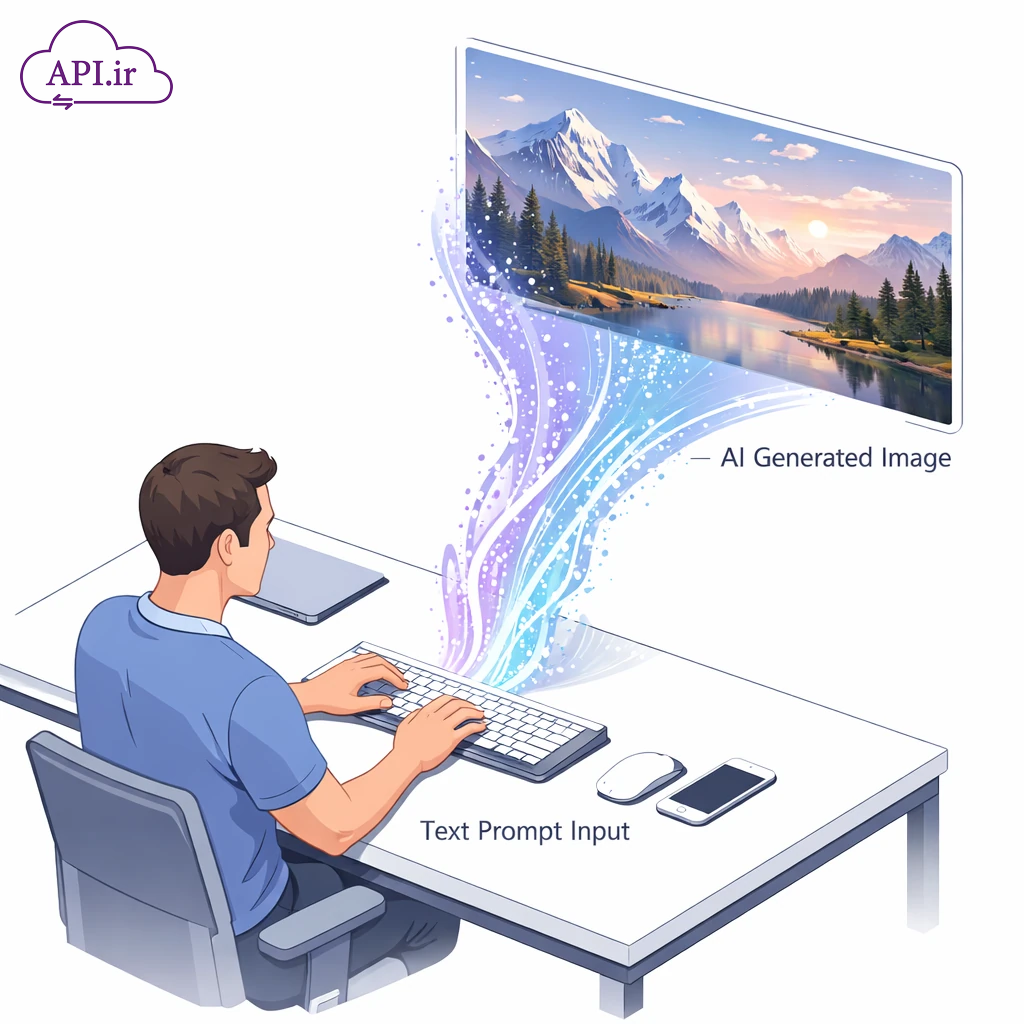 از ایده تا تصویر همه چیز درباره API و سرویس تبدیل متن به عکس