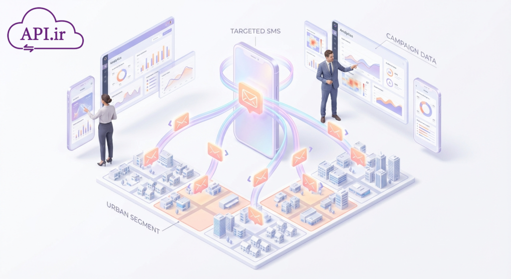تبلیغات هدفمند با وب‌سرویس پیامک تفکیک شده شهری