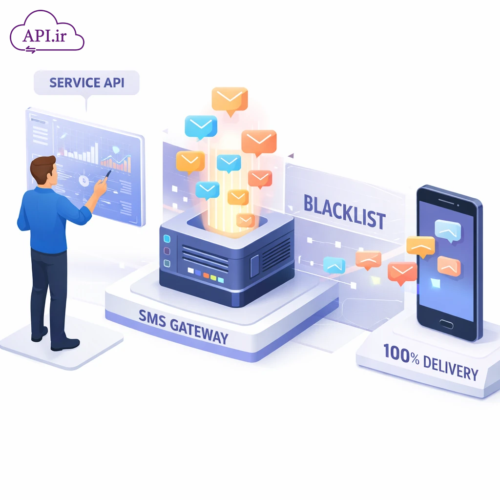 تضمین رسیدن پیامک به مشتری معرفی API عبور از بلک لیست مخابرات