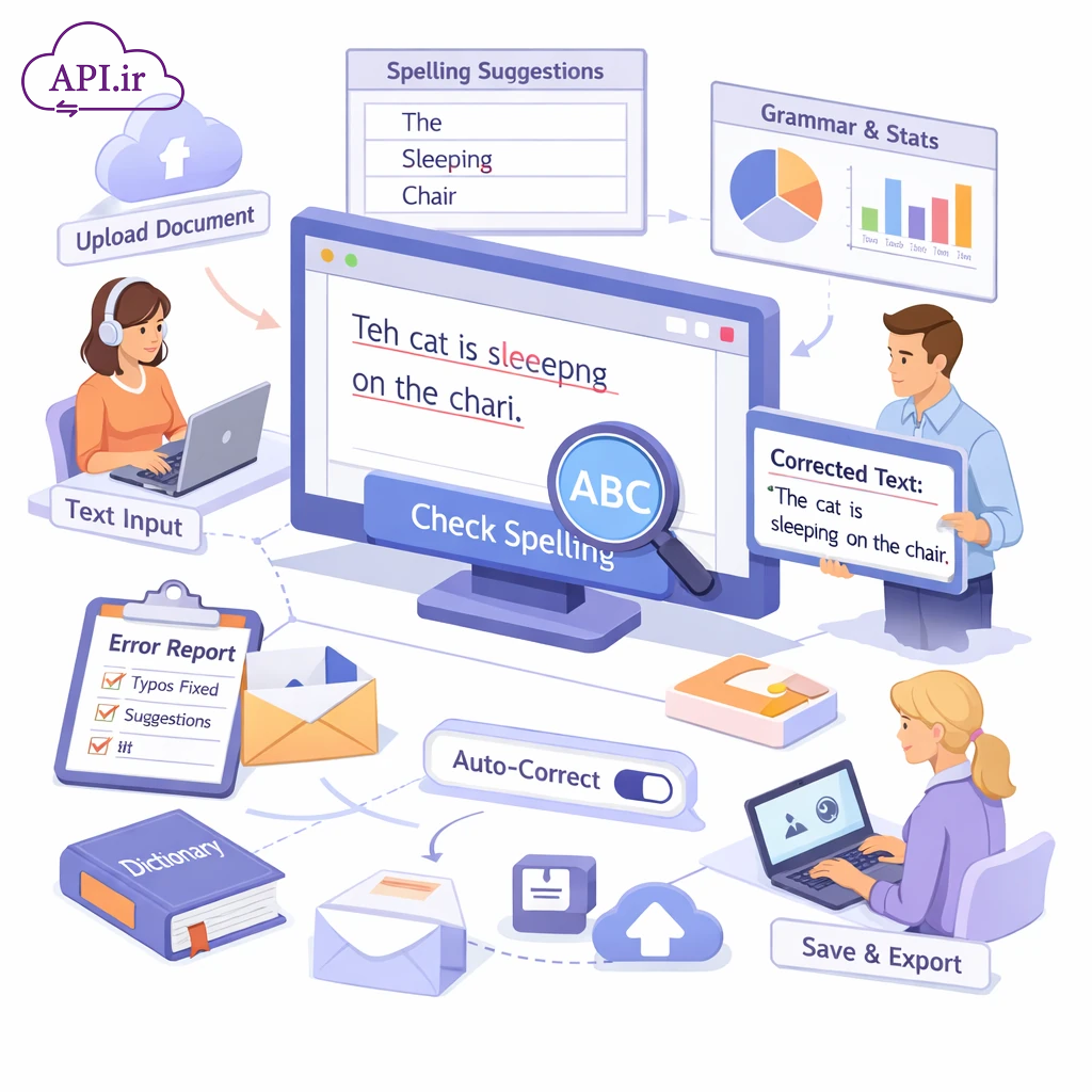 خداحافظی با خطاهای تایپی معرفی وب‌سرویس اصلاح متن