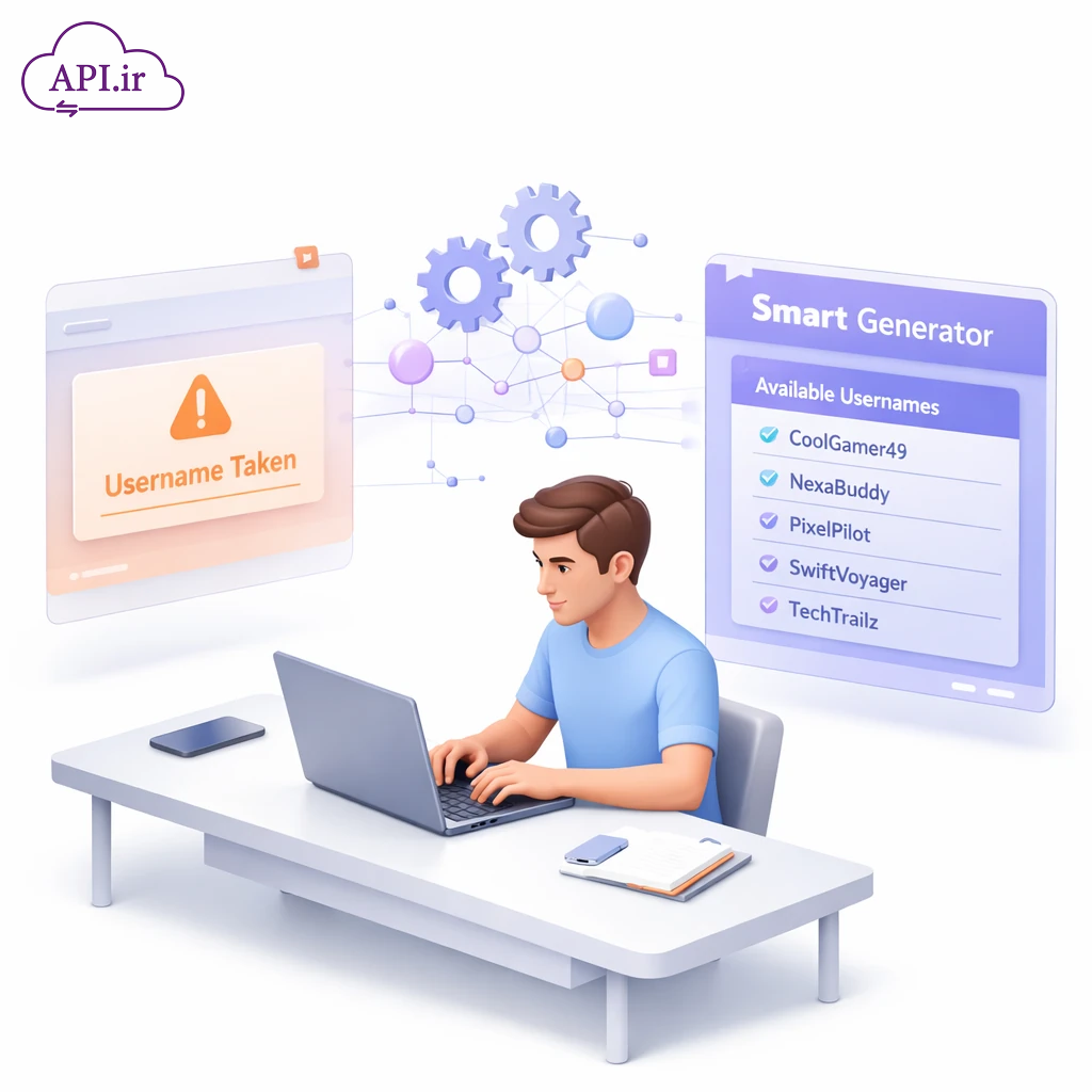 خداحافظی با خطای تکراری بودن یوزرنیم وب سرویس تولید هوشمند نام کاربری