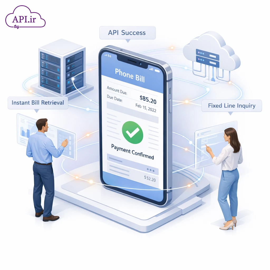 دریافت آنی بدهی مخابرات با وب‌سرویس و API استعلام قبض تلفن ثابت