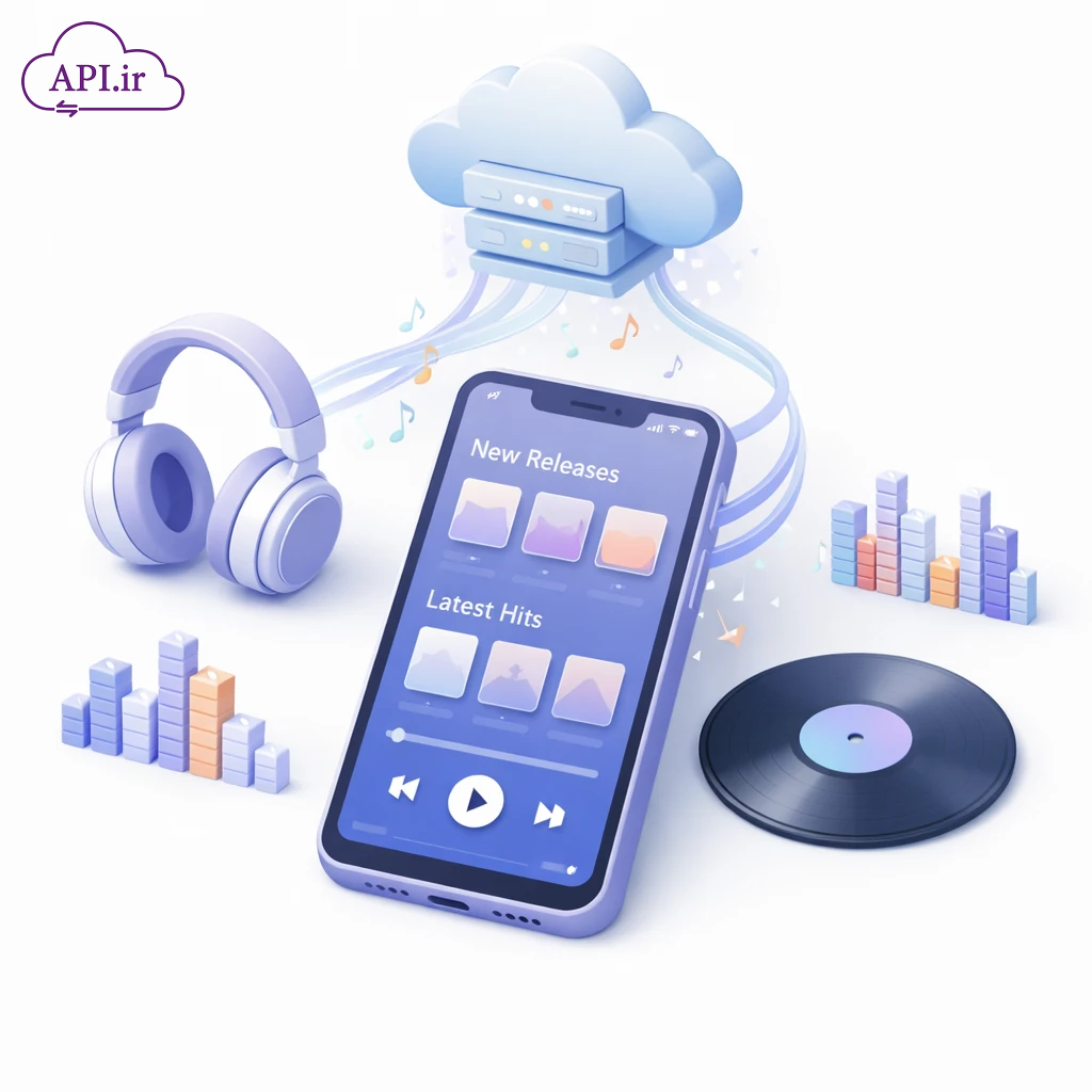 دریافت اطلاعات خواننده و متن آهنگ با استفاده از API