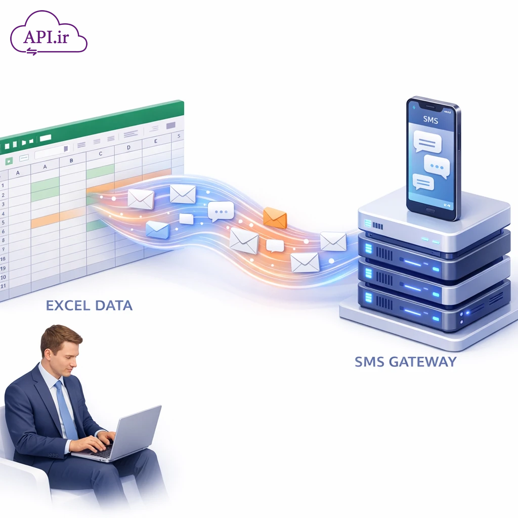 راهنمای توسعه‌دهندگان ادغام فایل اکسل با وب‌سرویس ارسال پیامک