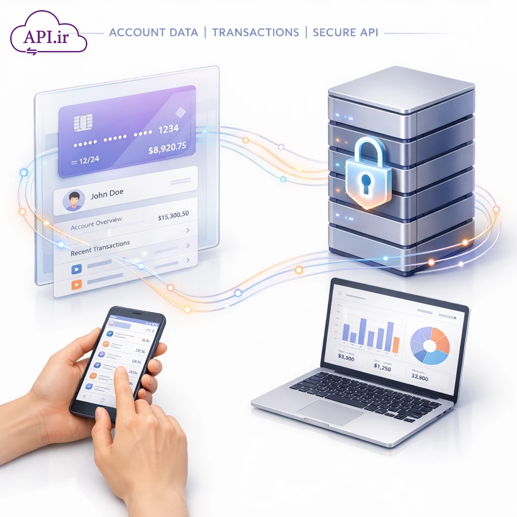 راهنمای جامع استفاده از وب‌سرویس (API) اطلاعات حساب بانکی