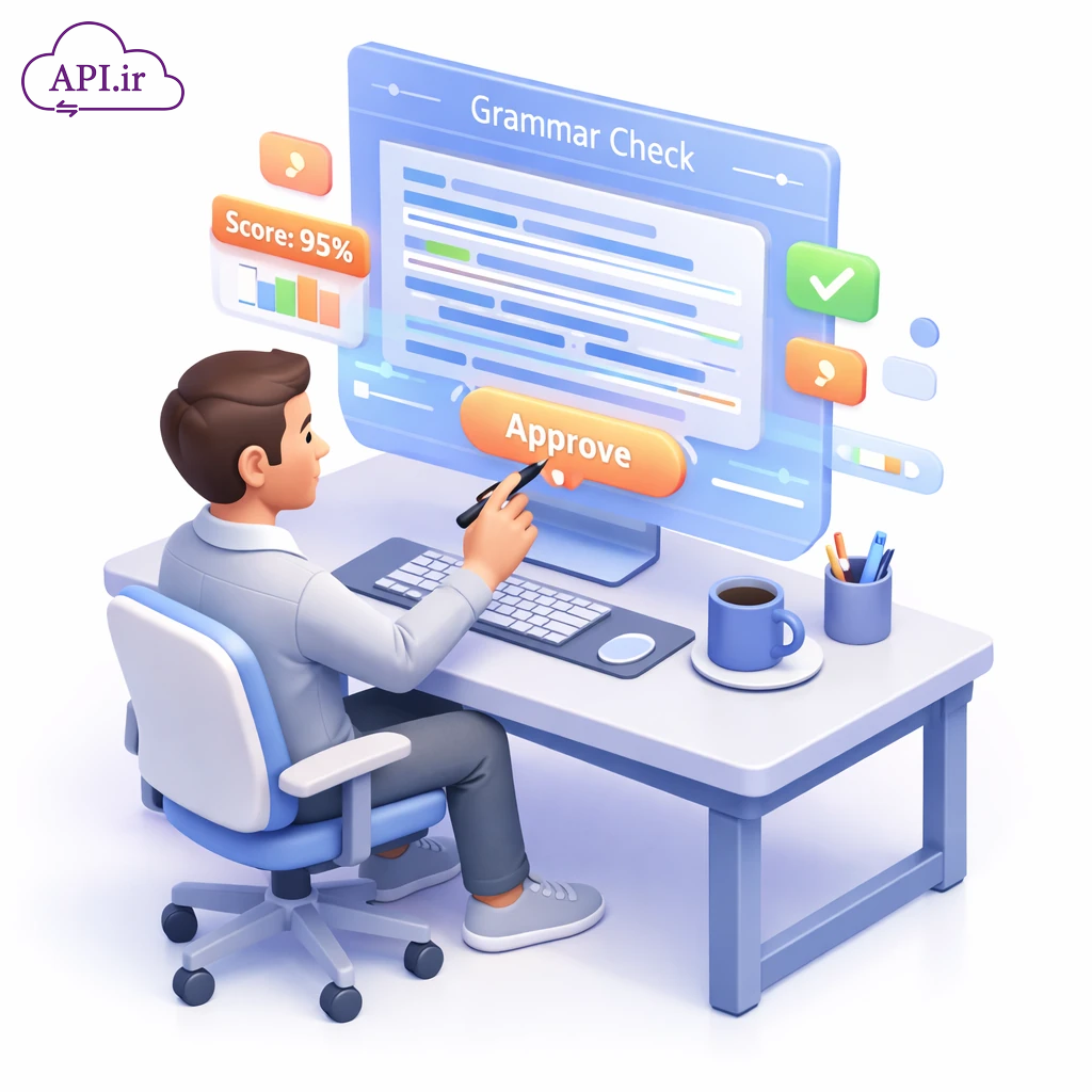 سرویس اصلاح خودکار متن رفع مشکلات نگارشی و فاصله‌گذاری