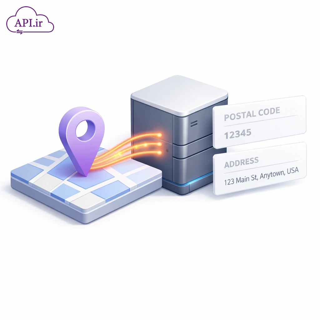 سرویس تبدیل مختصات جغرافیایی به کدپستی و آدرس استاندارد