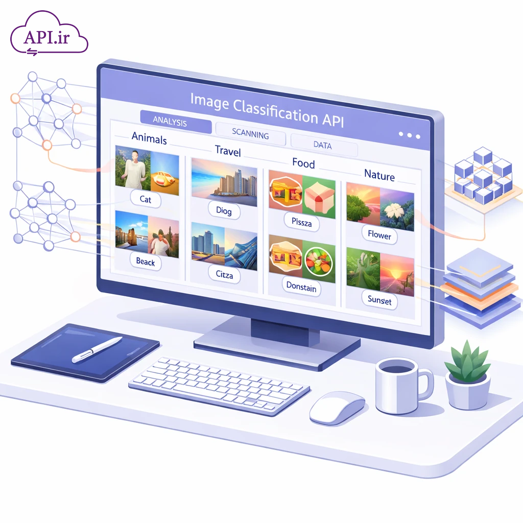 سرویس هوش مصنوعی دسته‌بندی تصویر راهنمای API و کاربردها