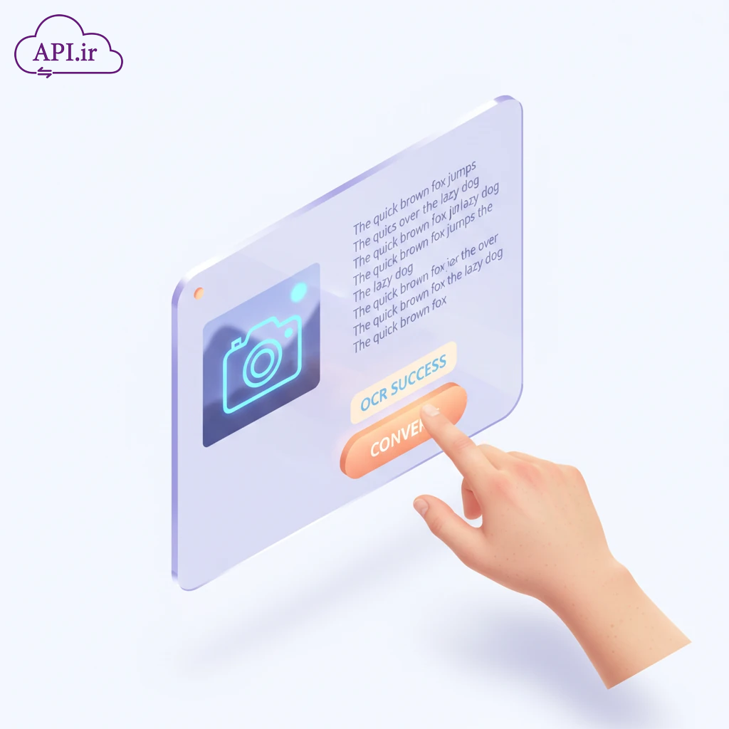 سرویس پردازش تصویر و OCR تبدیل اسناد کاغذی به متن دیجیتال با API