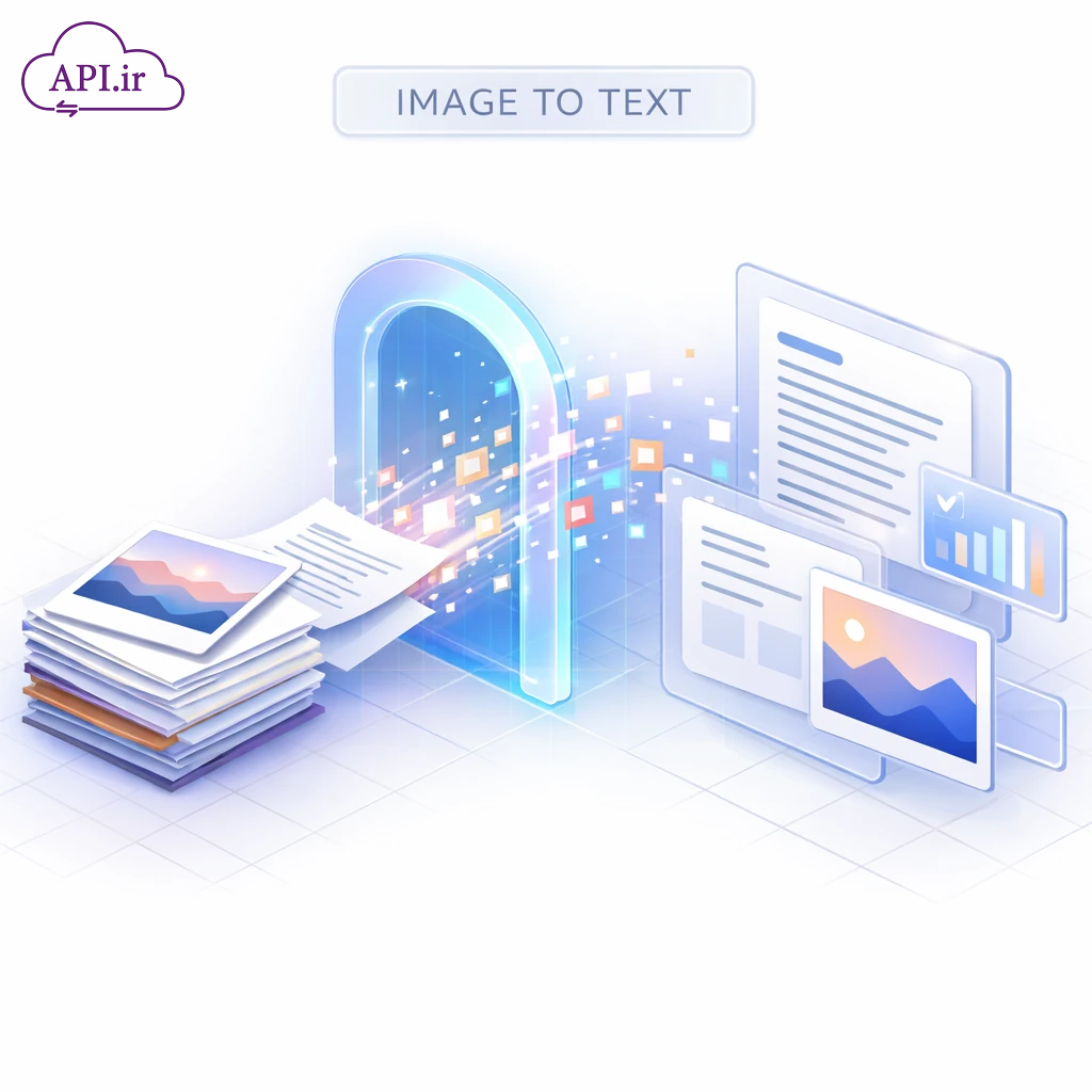 سرویس پردازش تصویر و OCR تبدیل اسناد کاغذی به متن دیجیتال با API