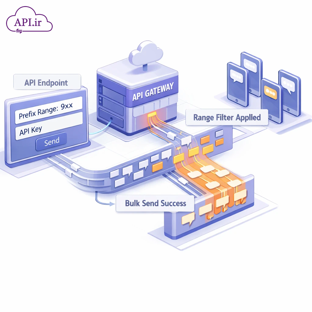 وب سرویس ارسال پیامک رنجی (Range)؛ مستندات API ارسال به پیش‌شماره