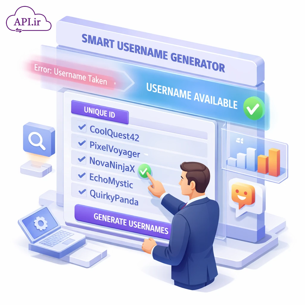 وب سرویس تولید نام کاربری (تبدیل اسم و فامیل به Username)