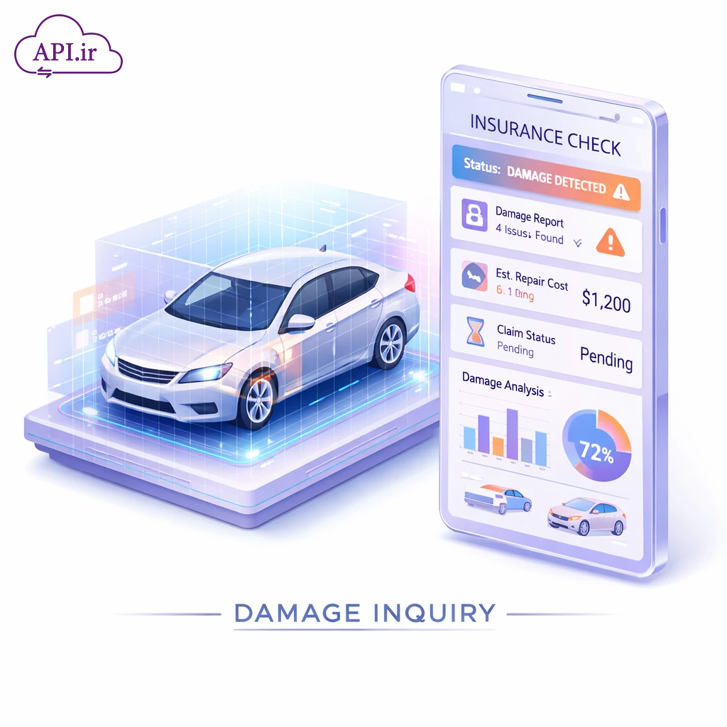 وب سرویس و API استعلام سوابق بیمه نامه شخص ثالث و خسارت‌های آن
