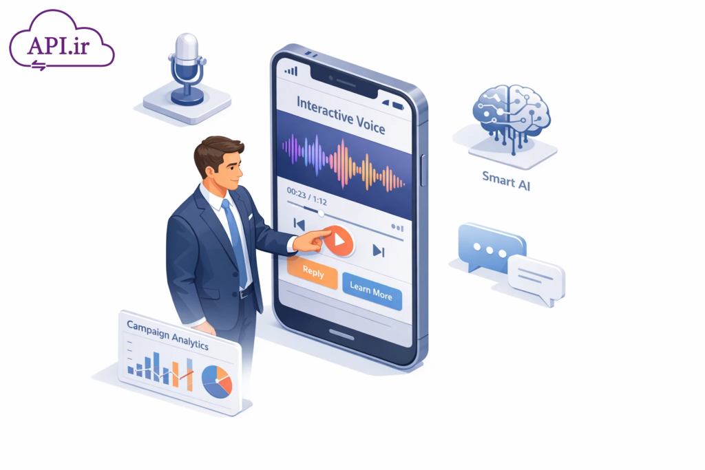 وب سرویس پیام صوتی (Voice API) و ارسال تماس تعاملی