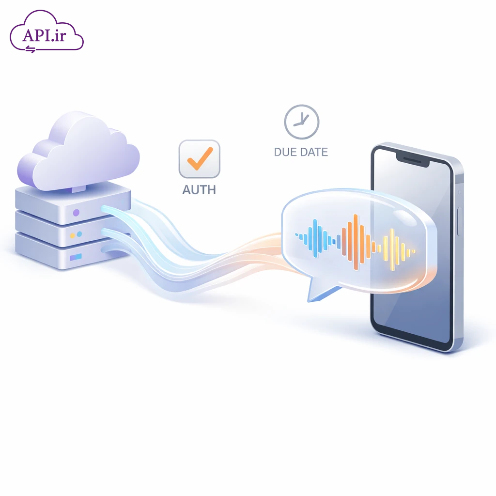 وب سرویس پیام صوتی (Voice API) و ارسال تماس تعاملی