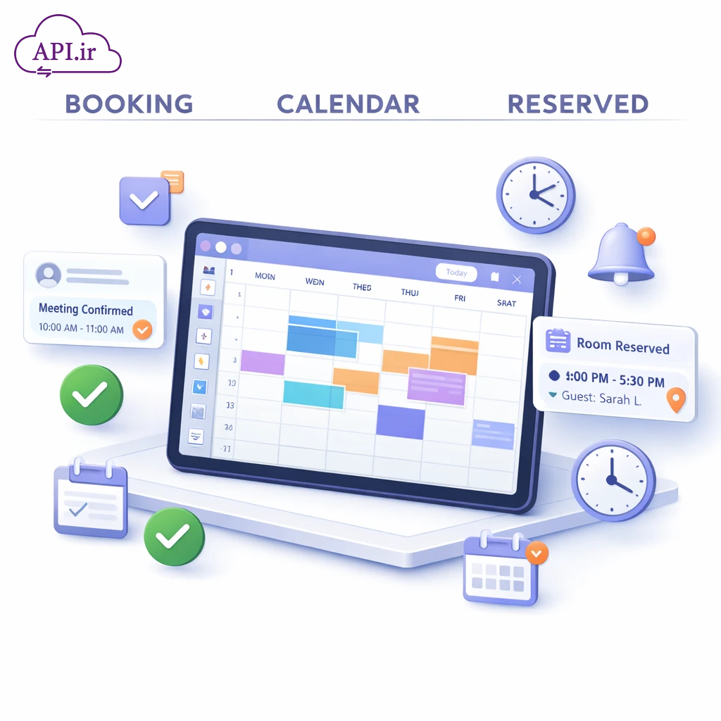  وب‌سرویس بوکینگ (Booking) و مدیریت تقویم آنلاین