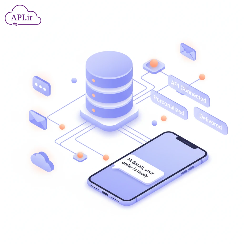 وب‌سرویس پیامک با قابلیت شخصی‌سازی متن (درج نام گیرنده در SMS)