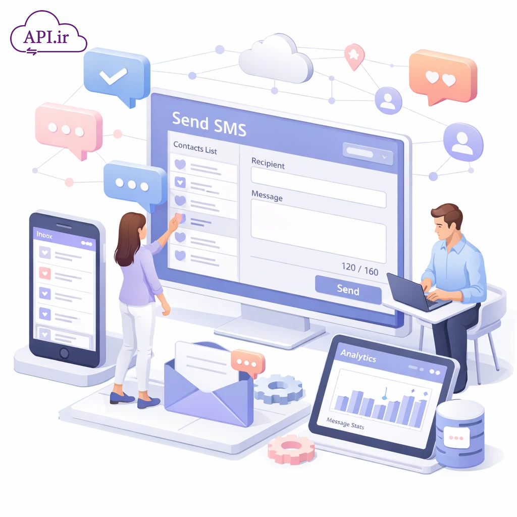 وب‌سرویس پیامک با نام مشتری؛ حرفه‌ای‌تر دیده شوید.