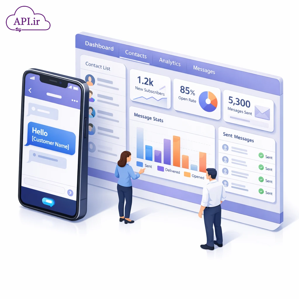 وب‌سرویس پیامک شخصی‌سازی شده؛ مشتریان خود را با نام صدا بزنید.