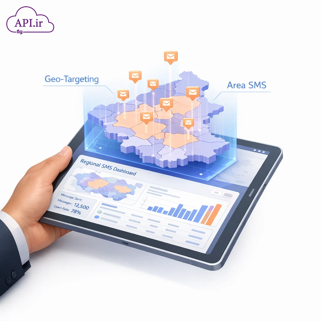 چگونه بر اساس لوکیشن زنده پیامک بفرستیم؟ (بررسی API و وب سرویس)