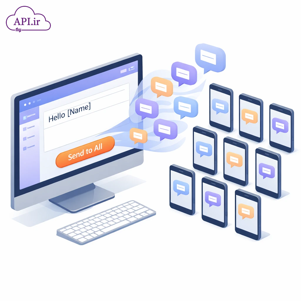 چگونه پیامک انبوه با نام گیرنده ارسال کنیم؟ (شخصی‌سازی SMS)