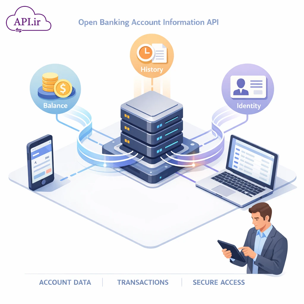 کاربرد API اطلاعات حساب در بانکداری باز (Open Banking)