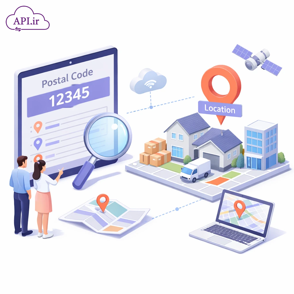 کد پستی به لوکیشن
