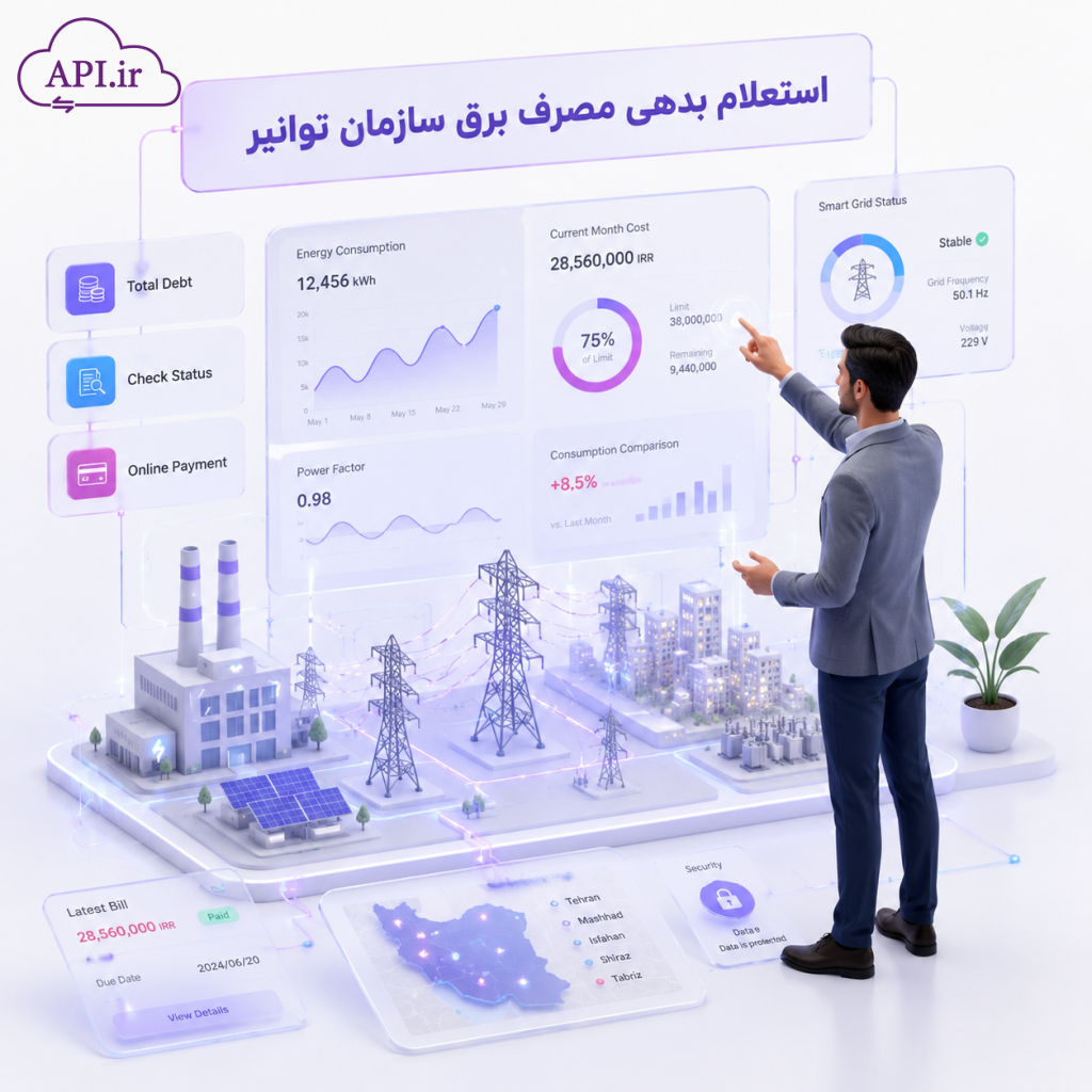 استعلام بدهی مصرف برق سازمان توانیر