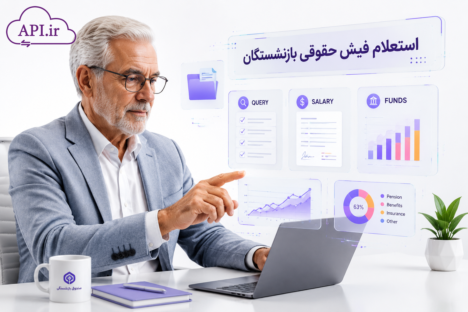 استعلام فیش حقوقی بازنشستگان