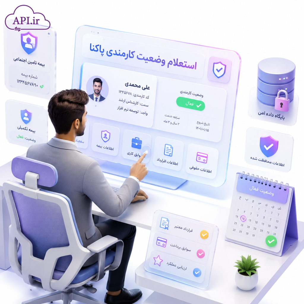 استعلام وضعیت کارمندی پاکنا