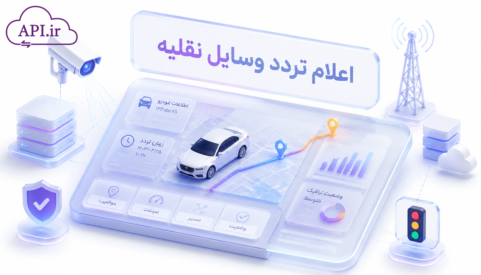 اعلام تردد وسایل نقلیه