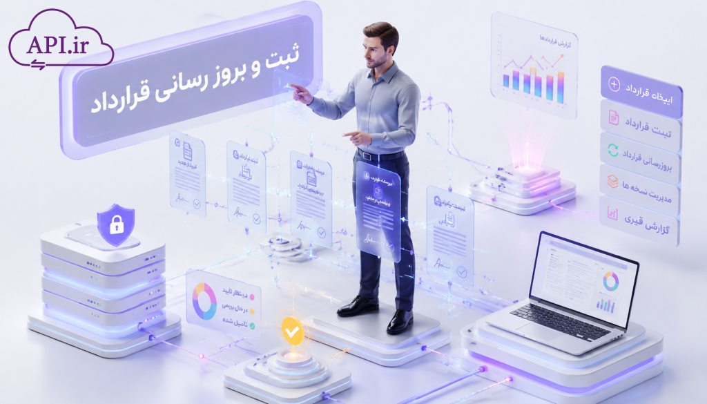 ثبت و بروز رسانی قرارداد