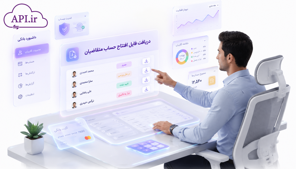 دریافت فایل افتتاح حساب متقاضیان
