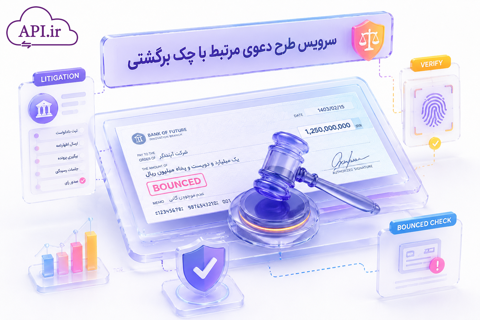 سرویس طرح دعوی مرتبط با چک برگشتی