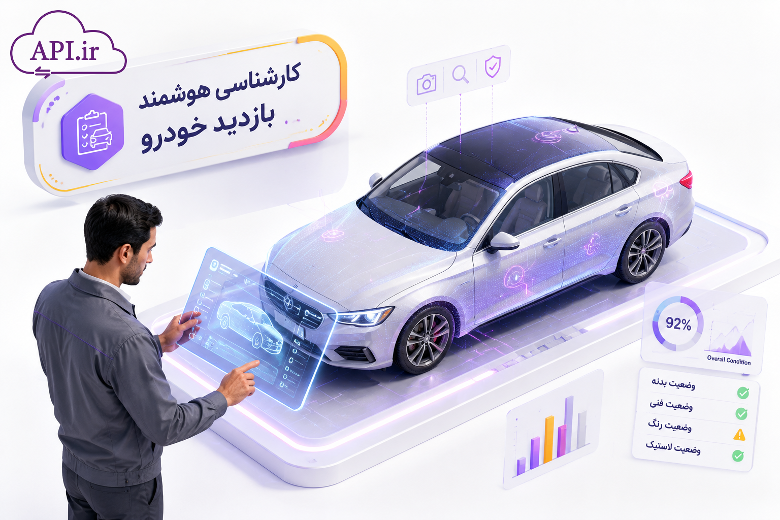 کارشناسی هوشمند بازدید خودرو