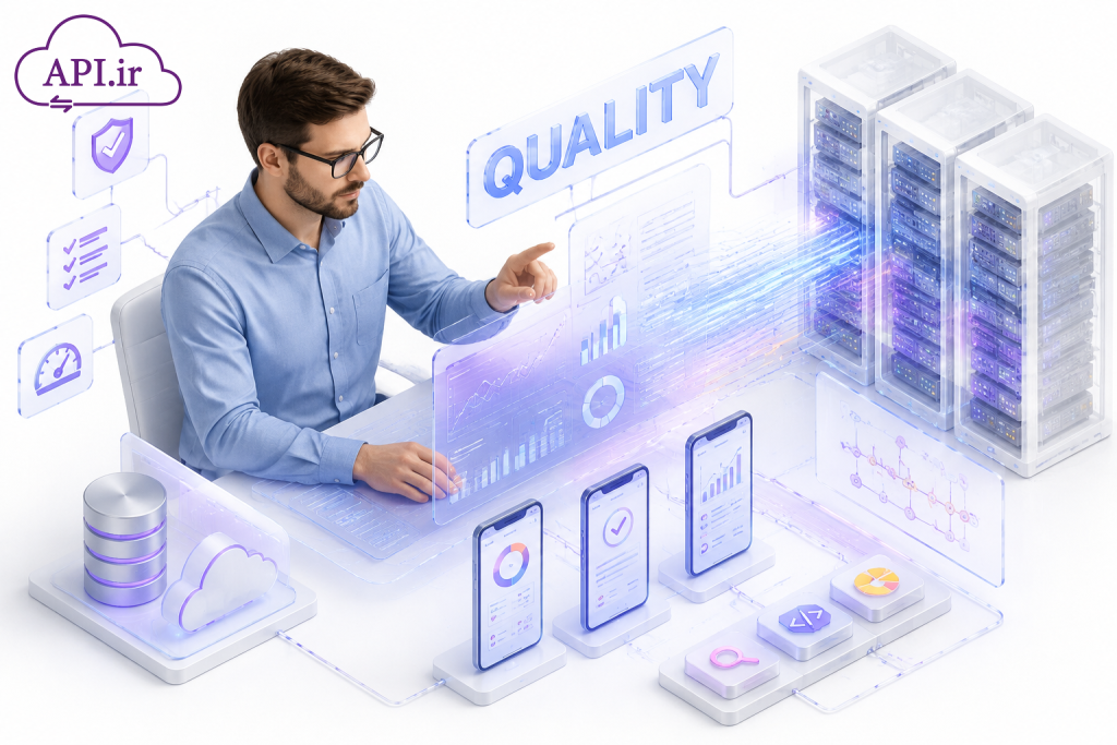 تست API و تحلیل کیفیت سرویس‌ها